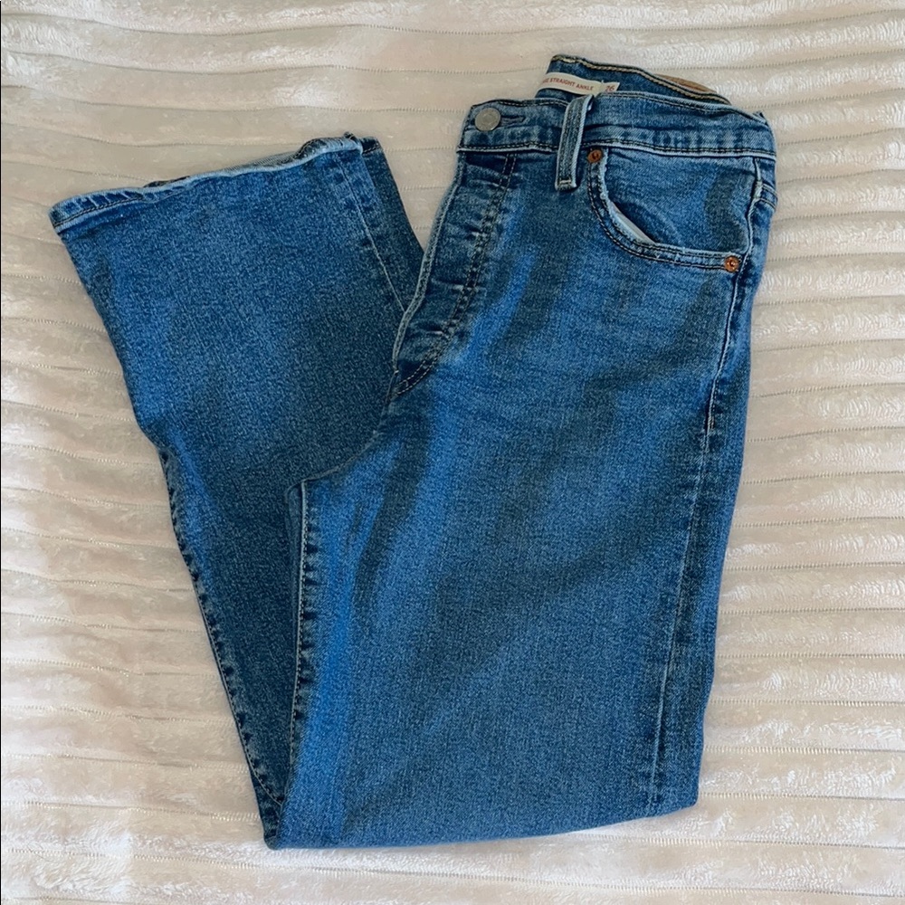 LEVIS Ribcage Straight Ankle Jeans